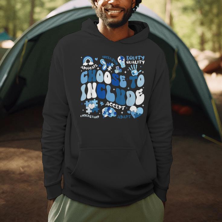 Choose To Include Inclusion Matters Autism Awareness Teacher Men Hoodie, novelty gifts, funny gifts