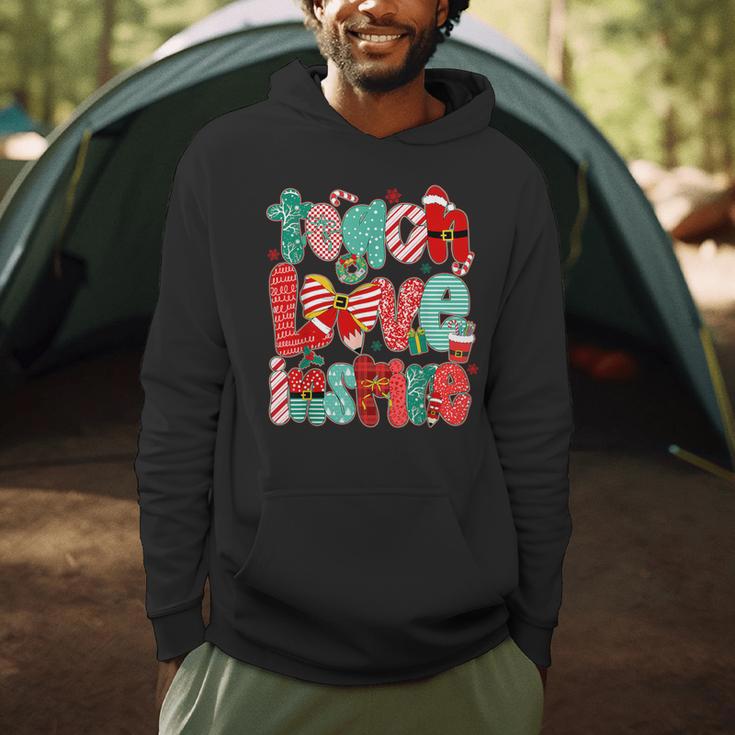 Christmas Coquette Bow Teacher Teach Love Inspire Men Hoodie, novelty gifts, funny gifts Christmas Coquette Bow Teacher Teach Love Inspire Men Hoodie, novelty gifts, funny gifts