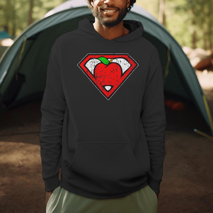 Cute Distressed Super Teacher Superhero Apple Shirt Men Hoodie, novelty gifts, funny gifts Cute Distressed Super Teacher Superhero Apple Shirt Men Hoodie, novelty gifts, funny gifts