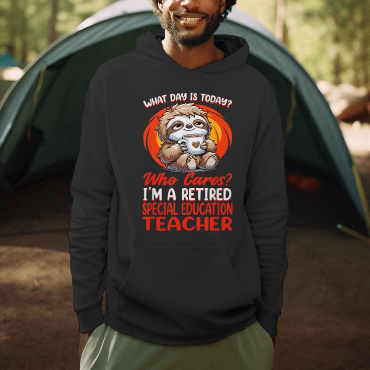 What Day Is Today Retired Special Education Teacher Men Hoodie, novelty gifts, funny gifts What Day Is Today Retired Special Education Teacher Men Hoodie, novelty gifts, funny gifts