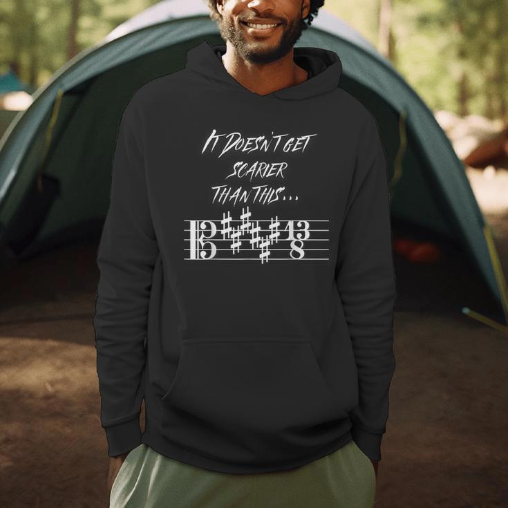 It Doesn't Get Scarier Halloween Music Teacher Costume For Men Women Men Hoodie, novelty gifts, funny gifts