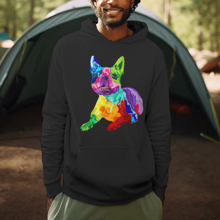 Dog Lover Boston Terrier Dog Colorful Boston Terrier Men Women Kids Men Hoodie, novelty gifts, funny gifts