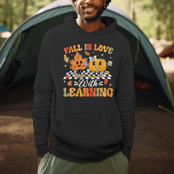 Fall In Love With Learning Fall Teacher Thanksgiving Retro Men Hoodie, novelty gifts, funny gifts Fall In Love With Learning Fall Teacher Thanksgiving Retro Men Hoodie, novelty gifts, funny gifts