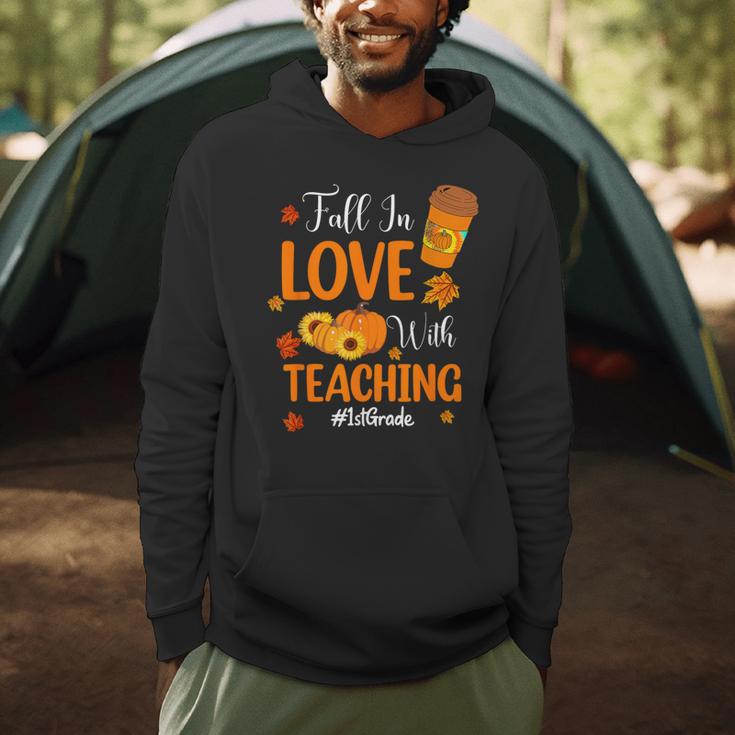 Fall In Love With Teaching 1st Grade Teacher Thanksgiving For Men Women Girls Kids Men Hoodie, novelty gifts, funny gifts Fall In Love With Teaching 1st Grade Teacher Thanksgiving For Men Women Girls Kids Men Hoodie, novelty gifts, funny gifts