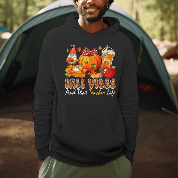 Fall Vibes Costume Teacher Thanksgiving Leopard Gnome Men Hoodie, novelty gifts, funny gifts Fall Vibes Costume Teacher Thanksgiving Leopard Gnome Men Hoodie, novelty gifts, funny gifts