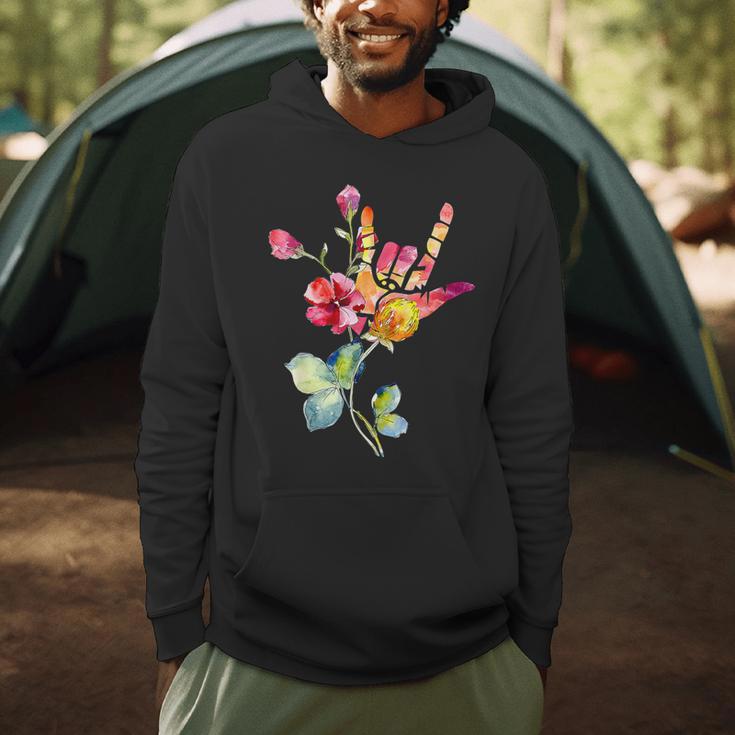 Flower American Sign Language ASL Teacher Teaching Deaf Men Hoodie, novelty gifts, funny gifts Flower American Sign Language ASL Teacher Teaching Deaf Men Hoodie, novelty gifts, funny gifts