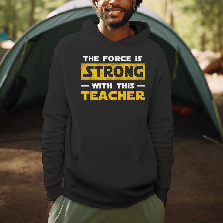 The Force Strong With This Teacher Men Women Kids Men Hoodie, novelty gifts, funny gifts