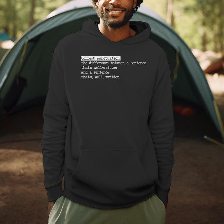Grammar Teacher And Punny Punctuation Men Hoodie, novelty gifts, funny gifts Grammar Teacher And Punny Punctuation Men Hoodie, novelty gifts, funny gifts