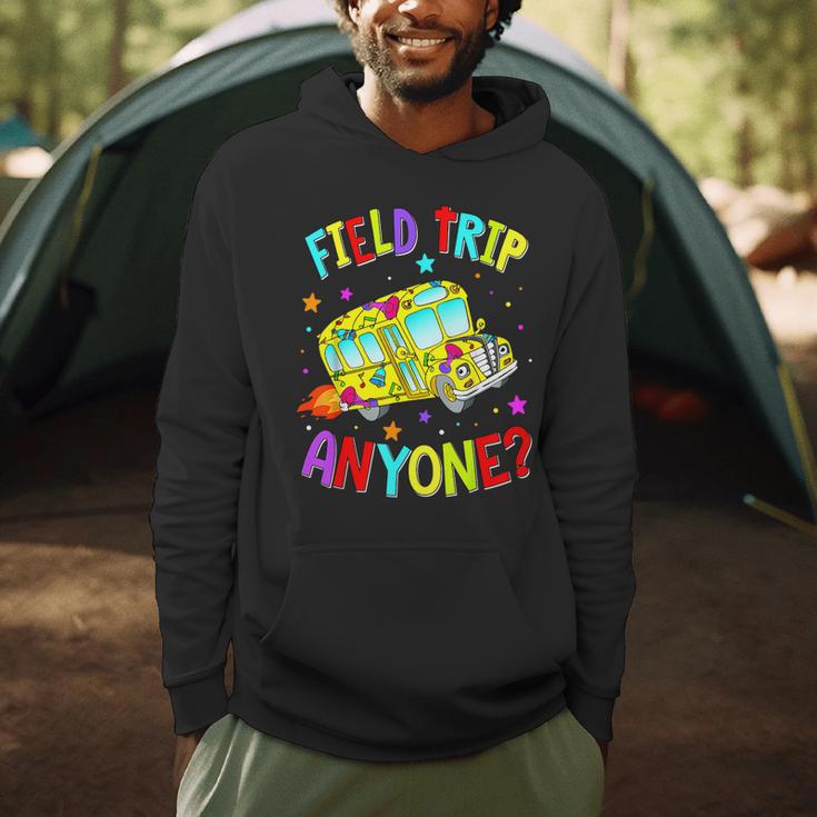 Groovy Field Trip Anyone Happy Field Day For Teachers Kids Men Hoodie, novelty gifts, funny gifts