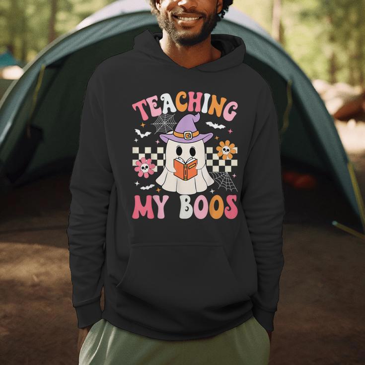 Groovy Teaching My Boos Teacher Ghost Halloween Teacher Men Hoodie, novelty gifts, funny gifts Groovy Teaching My Boos Teacher Ghost Halloween Teacher Men Hoodie, novelty gifts, funny gifts