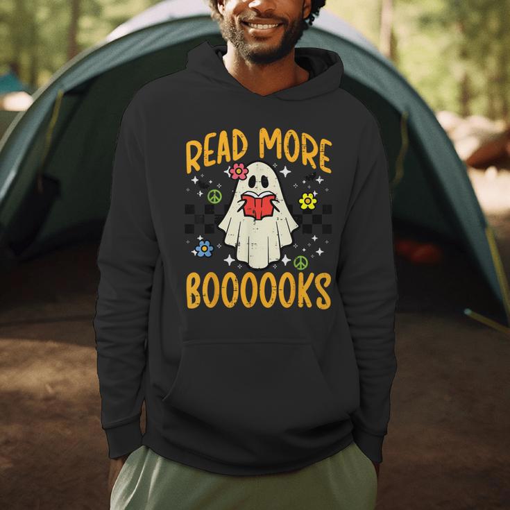 Halloween Read More Books Retro Costume Teacher Women Girls Men Hoodie, novelty gifts, funny gifts