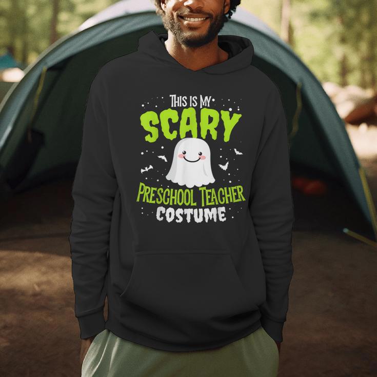 Halloween This Is My Scary Preschool Teacher Custome For Men Women Kids Men Hoodie, novelty gifts, funny gifts