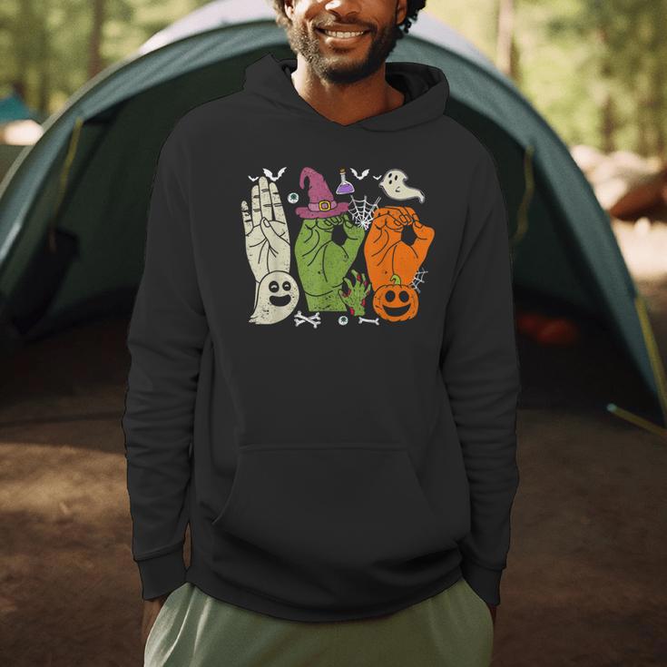 Halloween SPED Teacher Boo In ASL Boo Hands Sign Language Men Hoodie, novelty gifts, funny gifts Halloween SPED Teacher Boo In ASL Boo Hands Sign Language Men Hoodie, novelty gifts, funny gifts