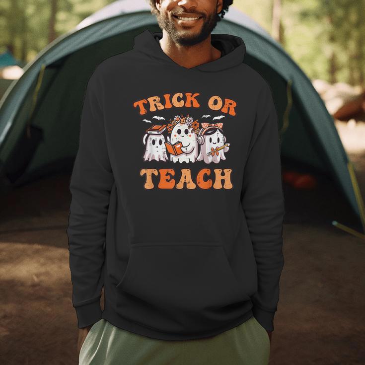 Halloween Teacher Ghosts Trick Or Teach Retro Costume Women Men Hoodie, novelty gifts, funny gifts Halloween Teacher Ghosts Trick Or Teach Retro Costume Women Men Hoodie, novelty gifts, funny gifts