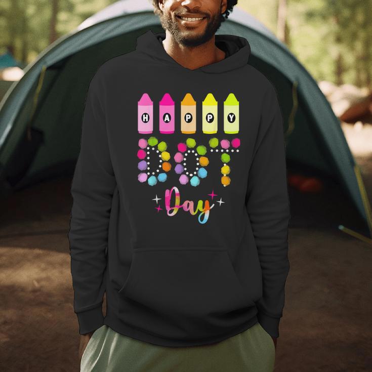 Happy Dot Day 2025 Teacher Kids Girls Colorful Polka Dot Day Men Hoodie, novelty gifts, funny gifts Happy Dot Day 2025 Teacher Kids Girls Colorful Polka Dot Day Men Hoodie, novelty gifts, funny gifts