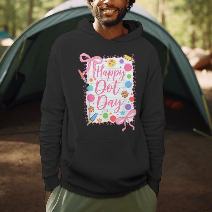 Happy Dot Day Bow Coquette For Teacher Girls Men Hoodie, novelty gifts, funny gifts Happy Dot Day Bow Coquette For Teacher Girls Men Hoodie, novelty gifts, funny gifts