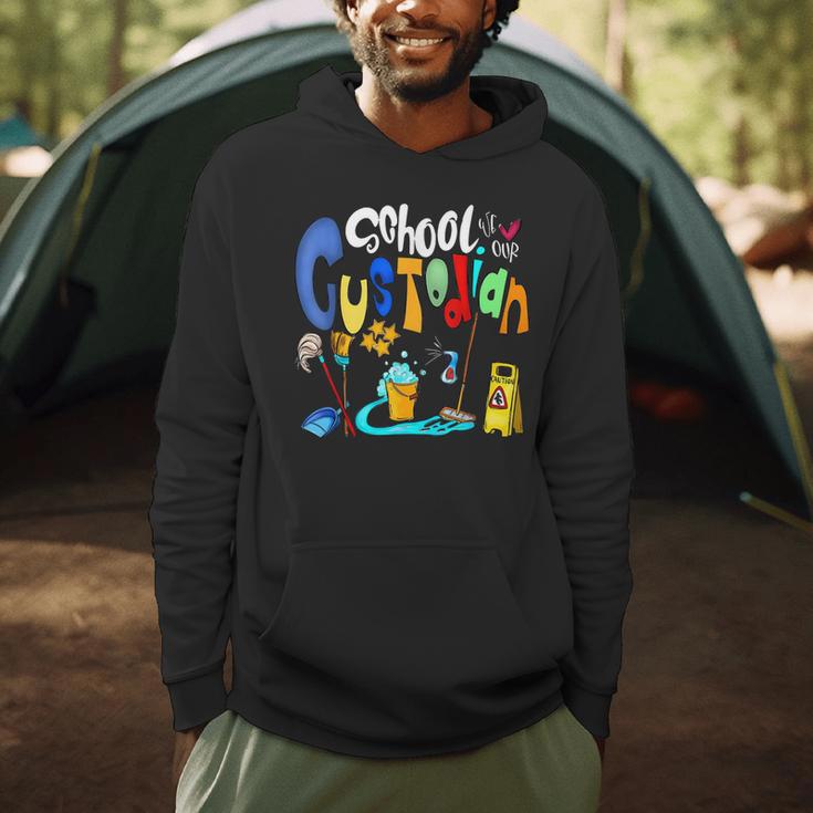 We Heart Love Our School Custodian For Teacher & Kids Men Hoodie, novelty gifts, funny gifts We Heart Love Our School Custodian For Teacher & Kids Men Hoodie, novelty gifts, funny gifts
