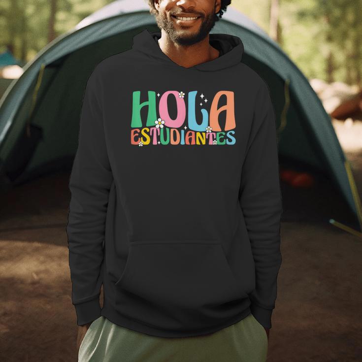 Hola Estudiantes Maestra Back To School Spanish Teacher Men Hoodie, novelty gifts, funny gifts Hola Estudiantes Maestra Back To School Spanish Teacher Men Hoodie, novelty gifts, funny gifts