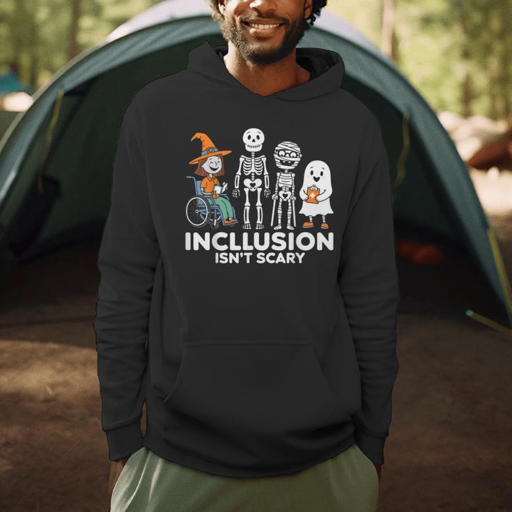 Inclusion Isn't Scary SLP Halloween Costume Sped Teacher Men Hoodie, novelty gifts, funny gifts