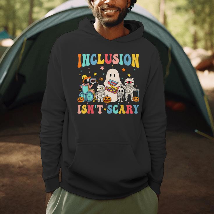 Inclusion Isn't Scary SLP Halloween Sped Teacher Therapy Men Hoodie, novelty gifts, funny gifts Inclusion Isn't Scary SLP Halloween Sped Teacher Therapy Men Hoodie, novelty gifts, funny gifts