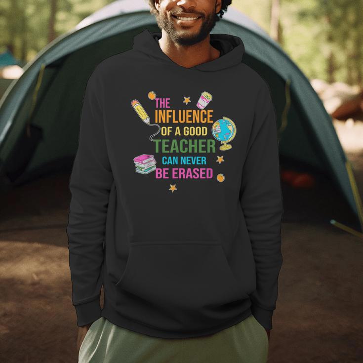 The Influence Of A Good Teacher Can Never Be Erased Quote Men Hoodie, novelty gifts, funny gifts The Influence Of A Good Teacher Can Never Be Erased Quote Men Hoodie, novelty gifts, funny gifts