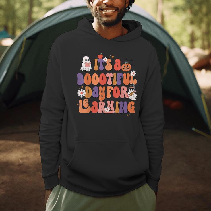 It's A Bootiful Day For Learning Cute Teacher Halloween Men Hoodie, novelty gifts, funny gifts It's A Bootiful Day For Learning Cute Teacher Halloween Men Hoodie, novelty gifts, funny gifts