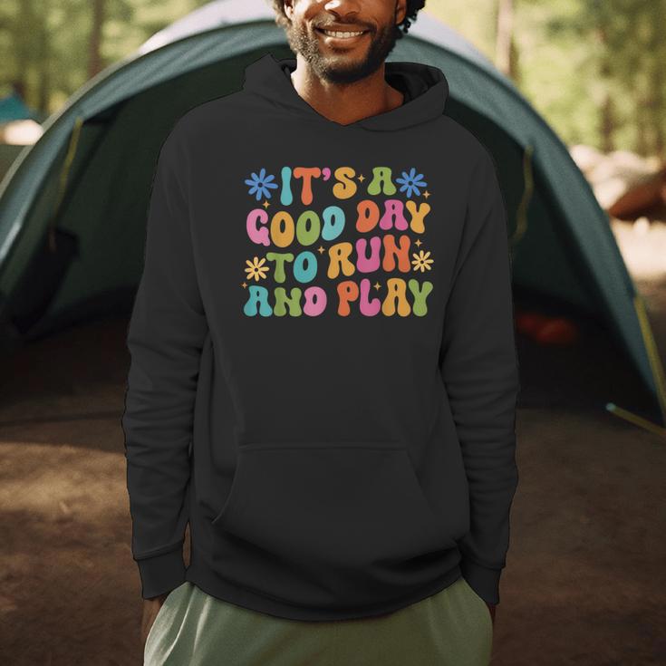 Its A Good Day To Run And Play PE Teacher Physical Education Men Hoodie, novelty gifts, funny gifts