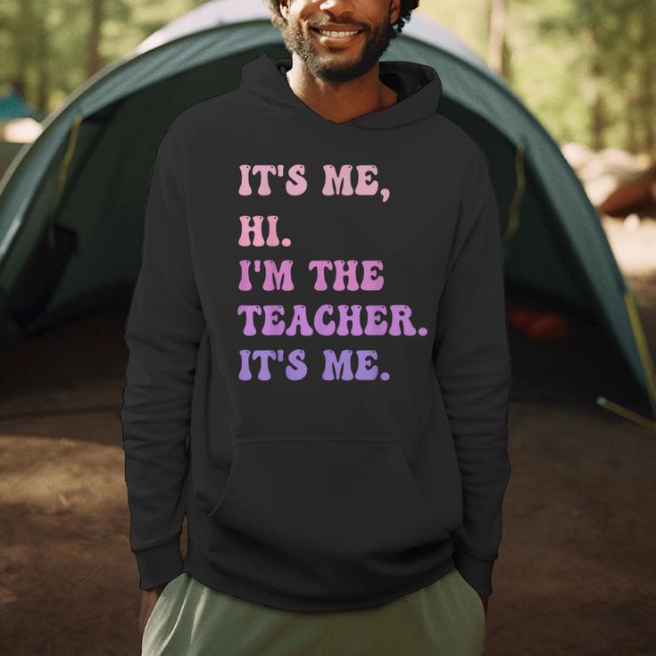 It's Me Hi I'm The TEACHER It's Me Teacher Educator Men Hoodie, novelty gifts, funny gifts It's Me Hi I'm The TEACHER It's Me Teacher Educator Men Hoodie, novelty gifts, funny gifts