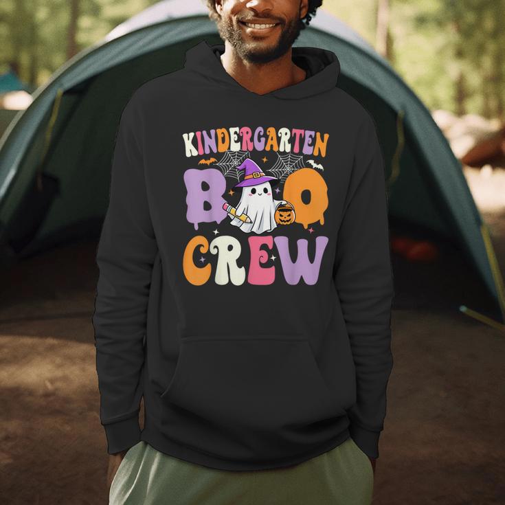 Kindergarten Boo Crew Spooky Kindergarten Halloween Teacher Men Hoodie, novelty gifts, funny gifts