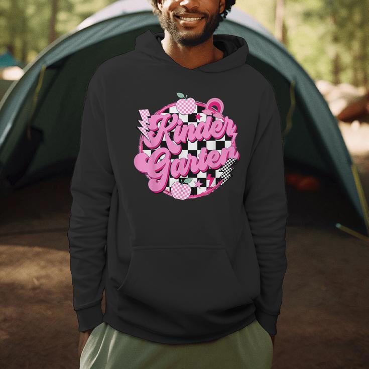 Kindergarten Teacher Women Checkered First Day Of School Men Hoodie, novelty gifts, funny gifts Kindergarten Teacher Women Checkered First Day Of School Men Hoodie, novelty gifts, funny gifts