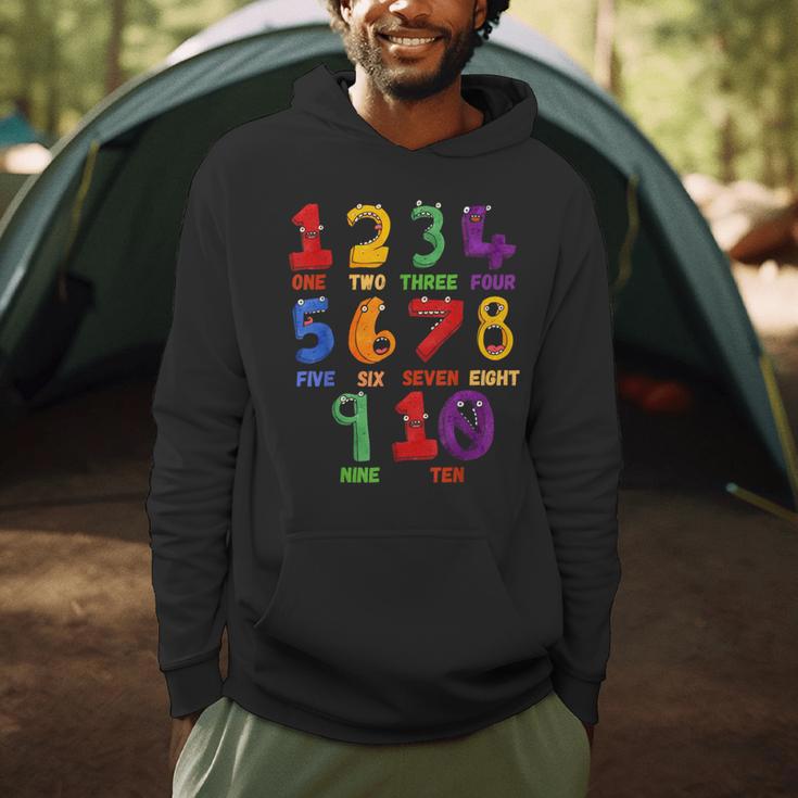 Learning Math Numbers Counting Back To School Teacher For Men Women Girls Kids Men Hoodie, novelty gifts, funny gifts