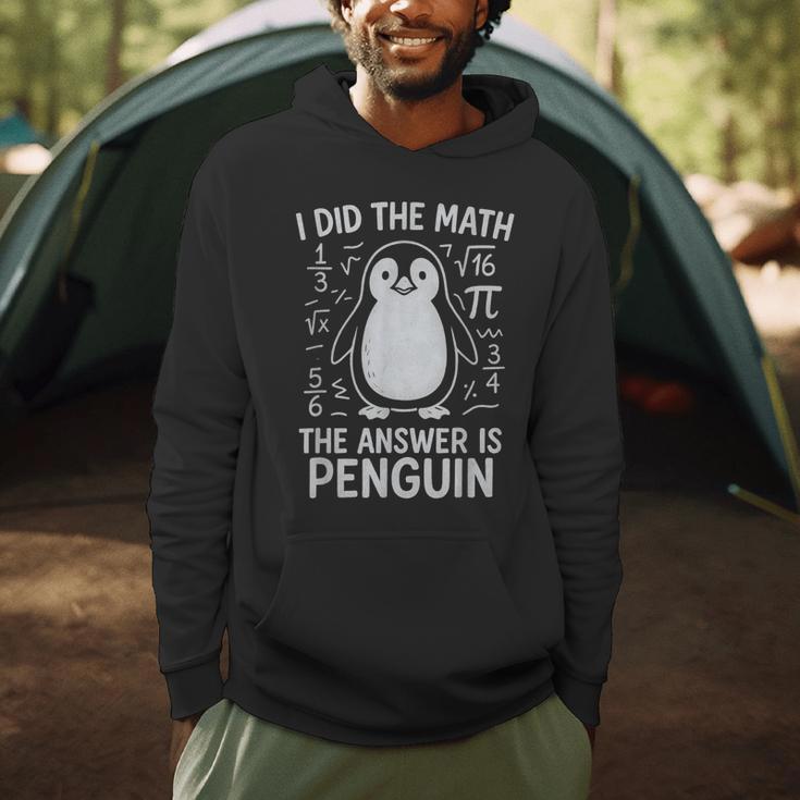 I Did The Math The Answer Is Penguin Math Teacher Men Hoodie, novelty gifts, funny gifts