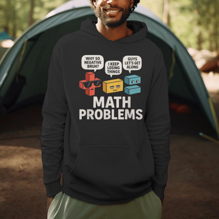 Math Problems Symbols Teacher Back To School Girl Boy Men Hoodie, novelty gifts, funny gifts