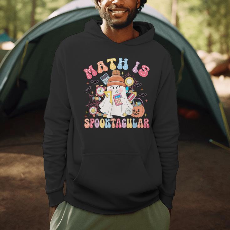 Math Is Spooktacular Math Teacher Spooky Halloween Men Hoodie, novelty gifts, funny gifts