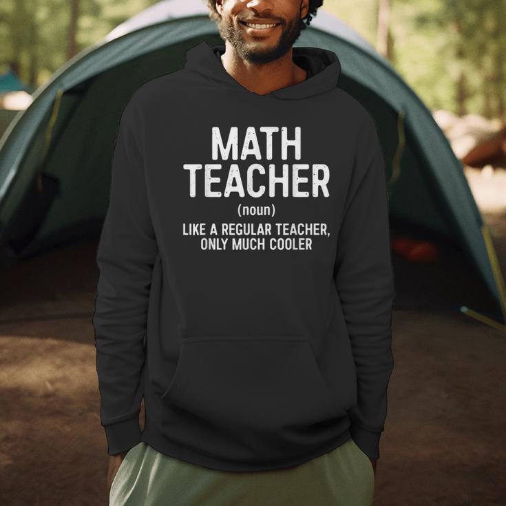 Math Teacher Definition Shirt Men Women Teacher Men Hoodie, novelty gifts, funny gifts