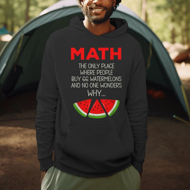 Math Watermelon Calculation Joke Teacher Student Men Hoodie, novelty gifts, funny gifts Math Watermelon Calculation Joke Teacher Student Men Hoodie, novelty gifts, funny gifts