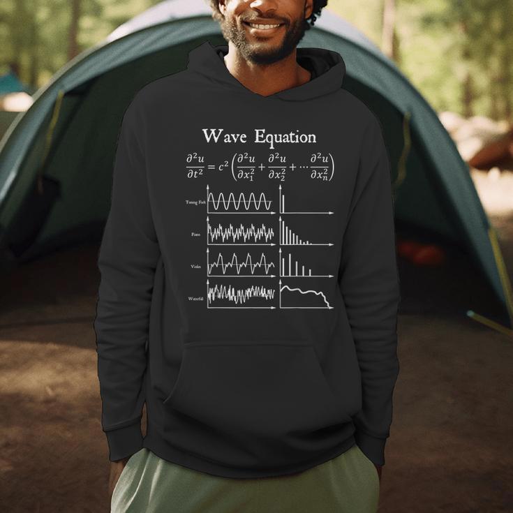 Nerdy Wave Equation Music Physics Science Math Teacher Geek Men Women Girls Kids Men Hoodie, novelty gifts, funny gifts