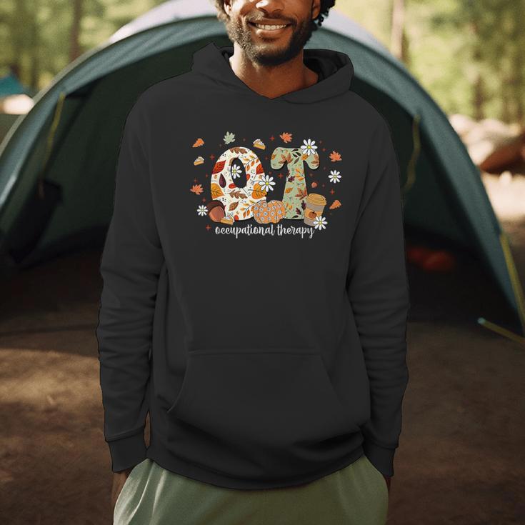 Occupational Therapy Fall Autumn Pumpkin Flower OTA Teacher Men Hoodie, novelty gifts, funny gifts Occupational Therapy Fall Autumn Pumpkin Flower OTA Teacher Men Hoodie, novelty gifts, funny gifts