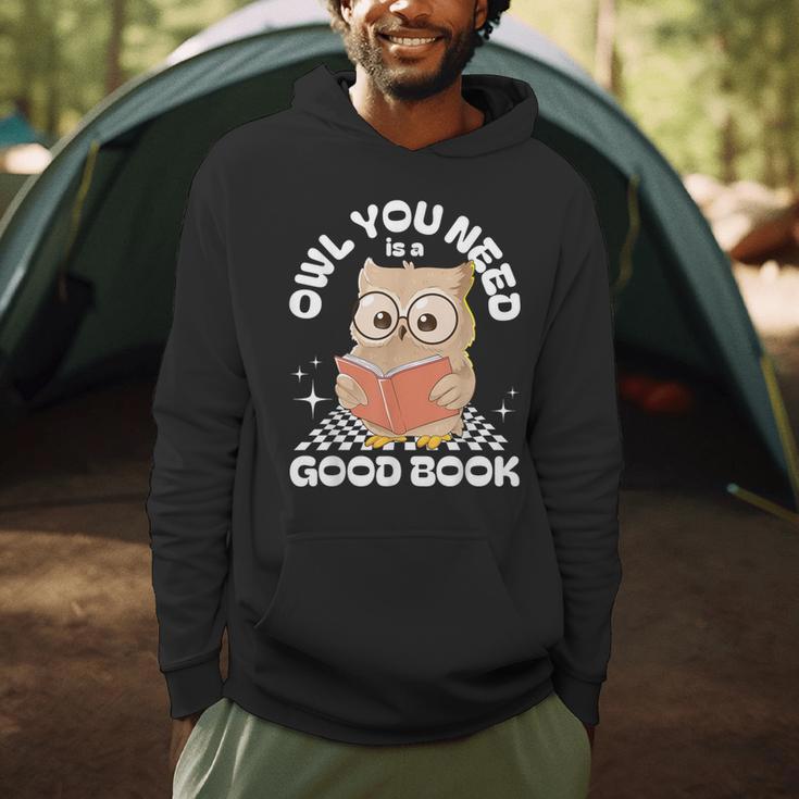 Owl You Need Is A Good Book Teacher Librarian Reading Men Hoodie, novelty gifts, funny gifts Owl You Need Is A Good Book Teacher Librarian Reading Men Hoodie, novelty gifts, funny gifts