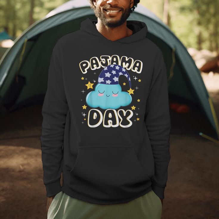 Pajama Day School Spirit Week Fun Cloud Teacher Student Men Hoodie, novelty gifts, funny gifts Pajama Day School Spirit Week Fun Cloud Teacher Student Men Hoodie, novelty gifts, funny gifts