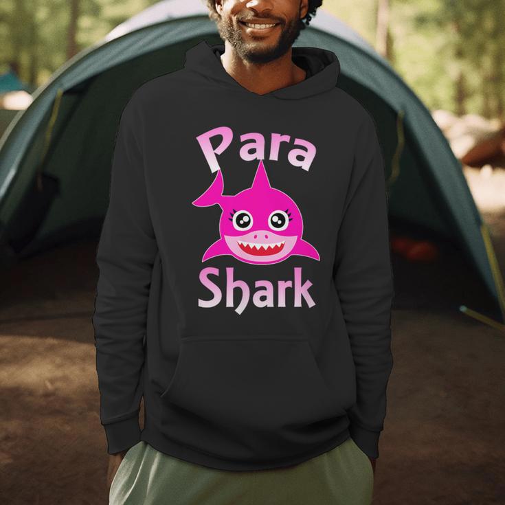 Para Shark Paraprofessional Female Teacher Men Hoodie, novelty gifts, funny gifts Para Shark Paraprofessional Female Teacher Men Hoodie, novelty gifts, funny gifts