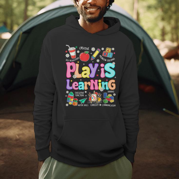 Play Is Learning Educational Teacher Women Men Hoodie, novelty gifts, funny gifts Play Is Learning Educational Teacher Women Men Hoodie, novelty gifts, funny gifts