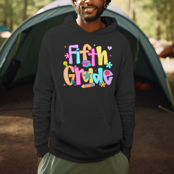 Preppy Fifth Grade Back To School 5th Grade Teacher Girl Boy Men Hoodie, novelty gifts, funny gifts Preppy Fifth Grade Back To School 5th Grade Teacher Girl Boy Men Hoodie, novelty gifts, funny gifts