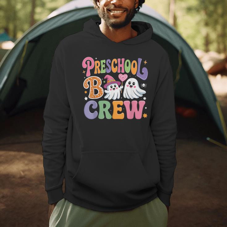 Preschool Boo Crew Preschool Teacher Student Halloween Men Hoodie, novelty gifts, funny gifts