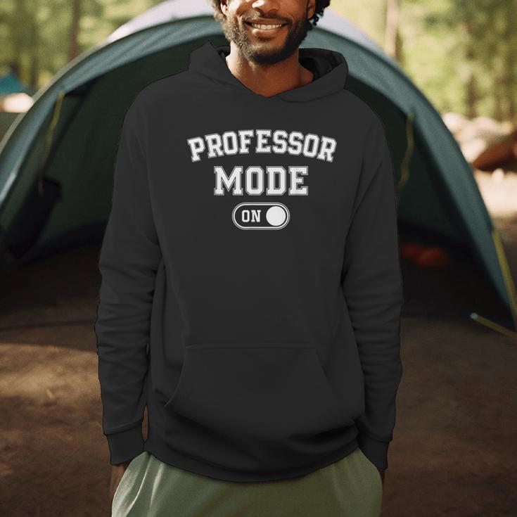 Professor Mode On Academic Educator Teacher Men Hoodie, novelty gifts, funny gifts Professor Mode On Academic Educator Teacher Men Hoodie, novelty gifts, funny gifts