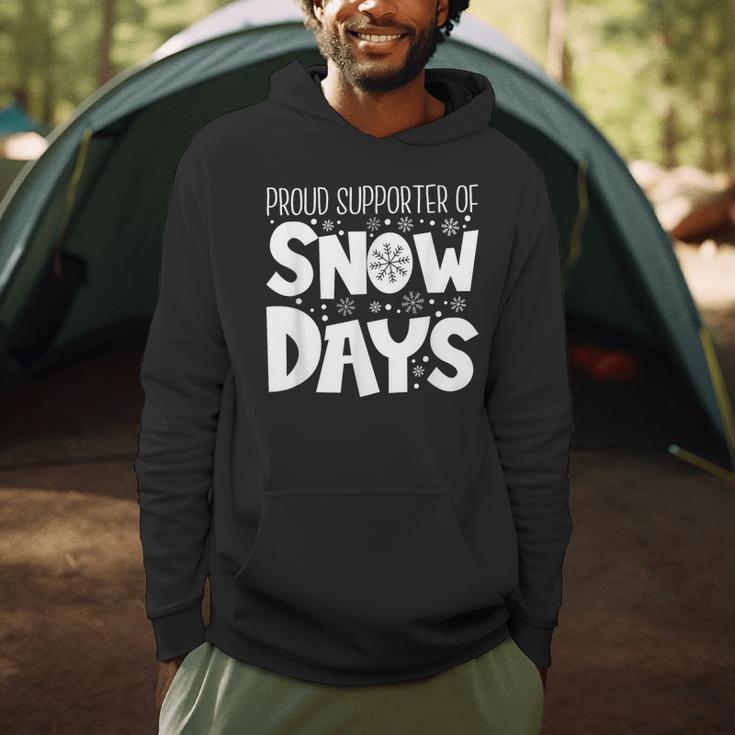 Proud Supporter Of Snow Days Teacher Christmas Men Women Men Hoodie, novelty gifts, funny gifts