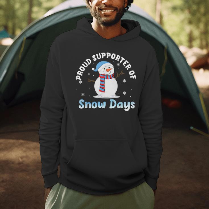 Proud Supporter Of Snow Days Teacher Men Hoodie, novelty gifts, funny gifts