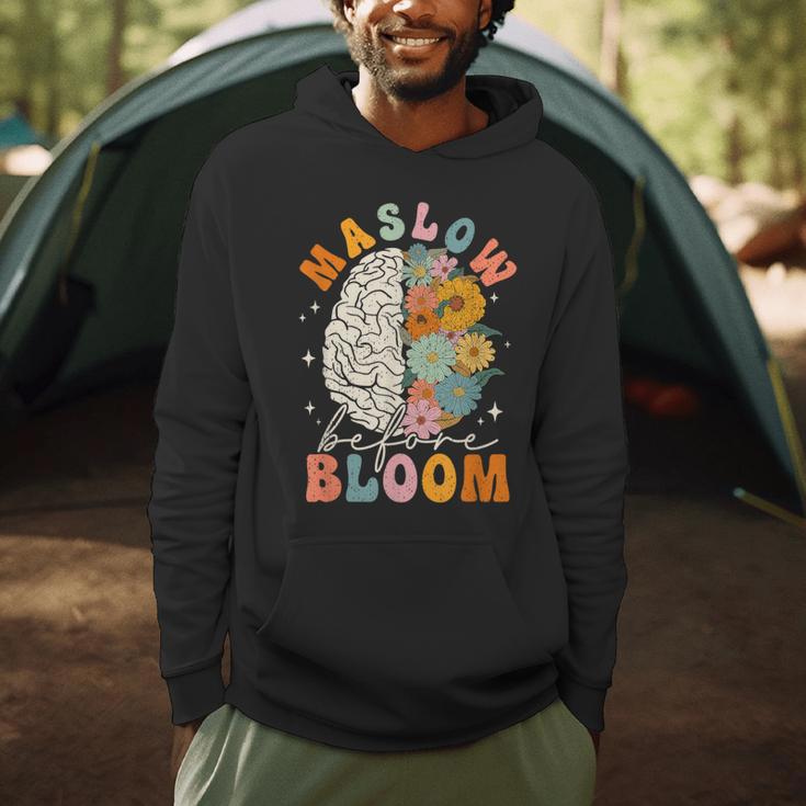 Psychologist Maslow Before Bloom Sped Teacher Classroom Men Hoodie, novelty gifts, funny gifts