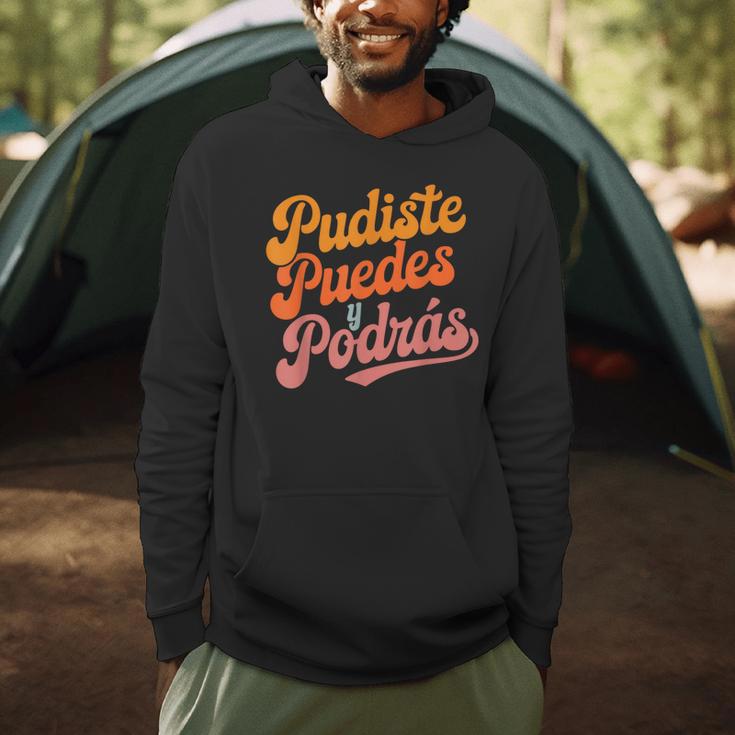 Pudiste Puedes Podras Maestra Spanish Teacher Men Hoodie, novelty gifts, funny gifts