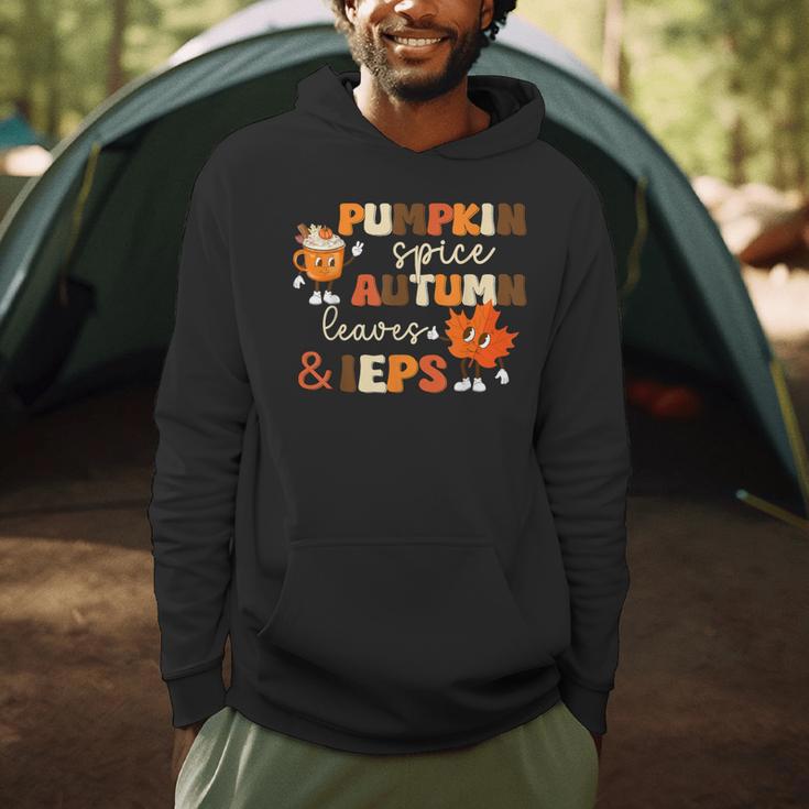 Pumpkin Spice Autumn Leaves IEPS Sped Teacher Fall Men Hoodie, novelty gifts, funny gifts Pumpkin Spice Autumn Leaves IEPS Sped Teacher Fall Men Hoodie, novelty gifts, funny gifts